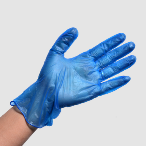 Blue VInyl Gloves