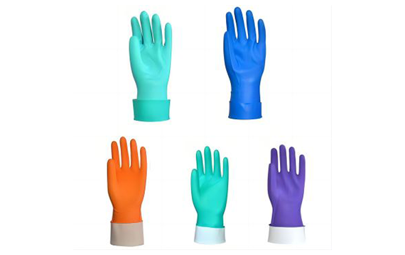 Chemical nitrile glove