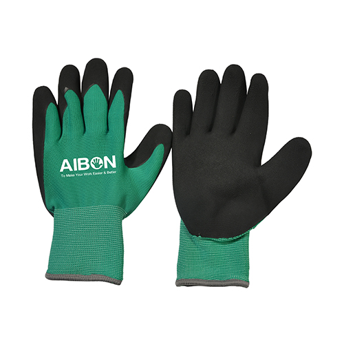 Winter foam latex coated glove
