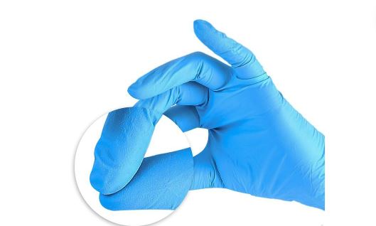 figure 2 Powdered nitrile gloves